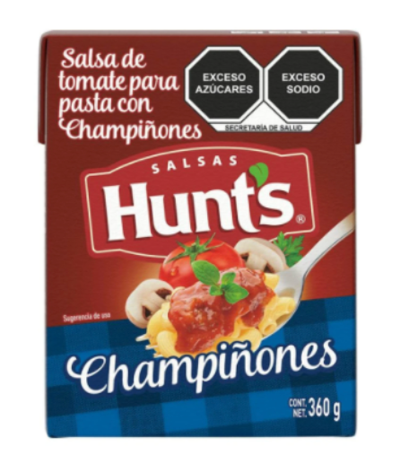 SALSA CHAMPIÑONES HUNTS 360 G