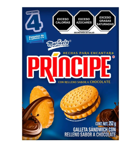 GALLETAS PRINCIPE MARINELA 252 G