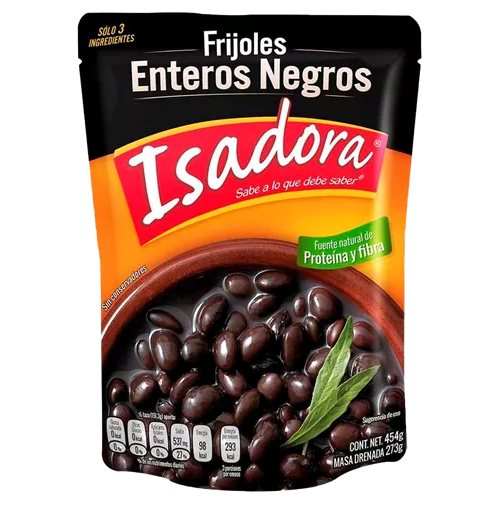 FRIJOLES ENTEROS NEGROS ISADORA